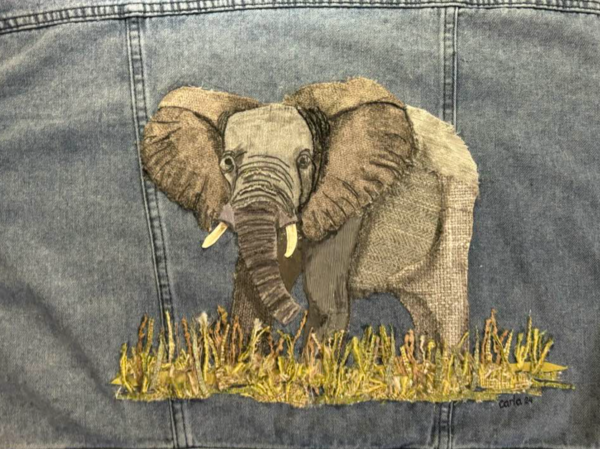 Denim Jacket-Elephant - Image 4