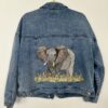 Denim Jacket-Elephant