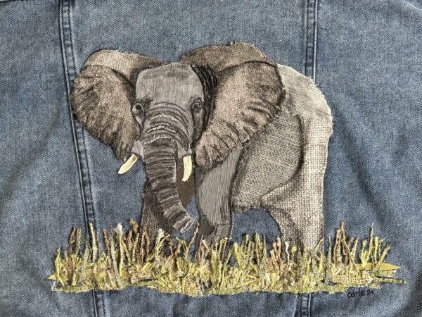 Denim Jacket-Elephant - Image 2