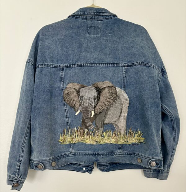 Denim Jacket-Elephant